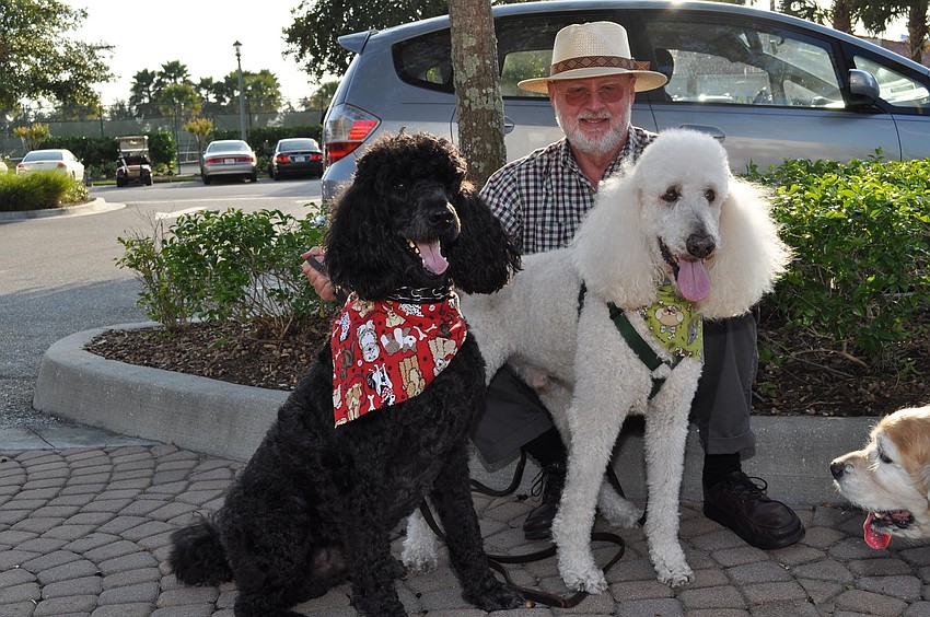 Lynn Overstake with Claude and Bimmer