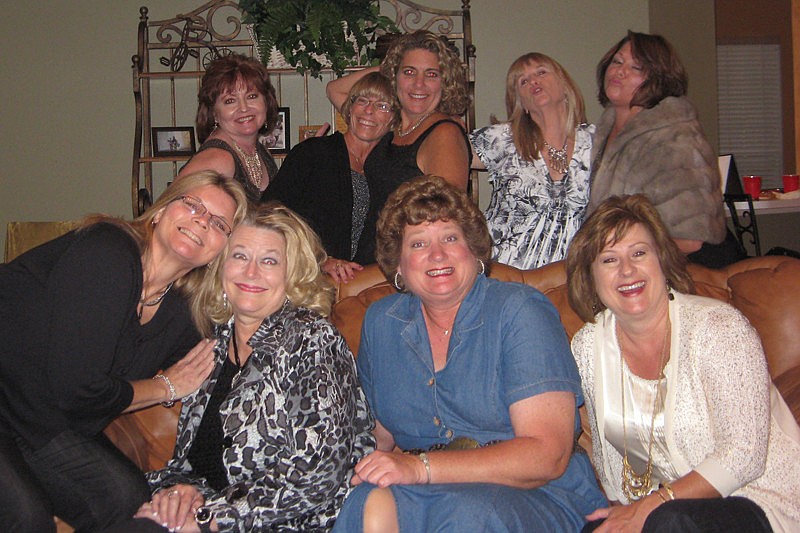 Back row, from left: Kathy Keebler, Nancy King, Lisa Camuto, Carol Kolesa and Dehlia Garrity. Front row: Joni Ramer, Marcie Ahlstrand, Penny Stilson and Debbie Meissner. Courtesy photo.