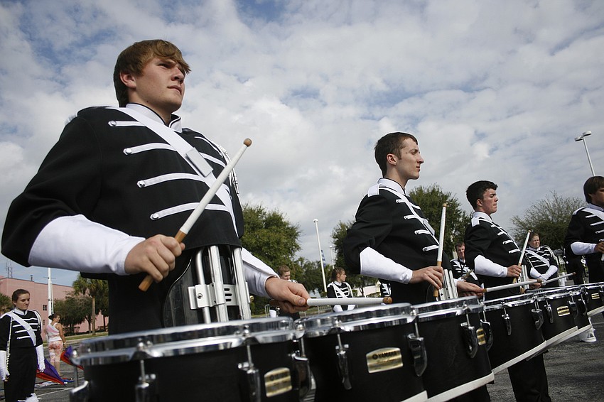 Drew Skinner, Reese Van Atta and Kane Lewelling performed on the tenor drums.