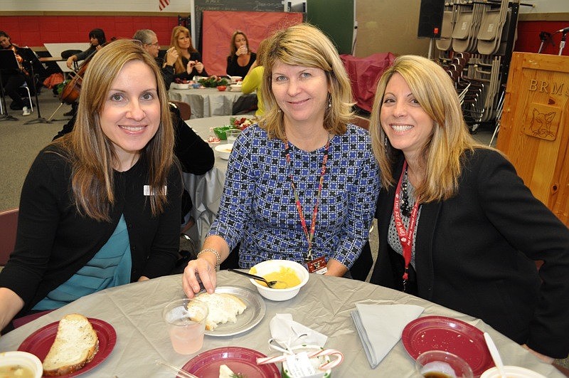 Julie Duryea, Heidi Enneking and Traci Reynolds all teach at Braden River.