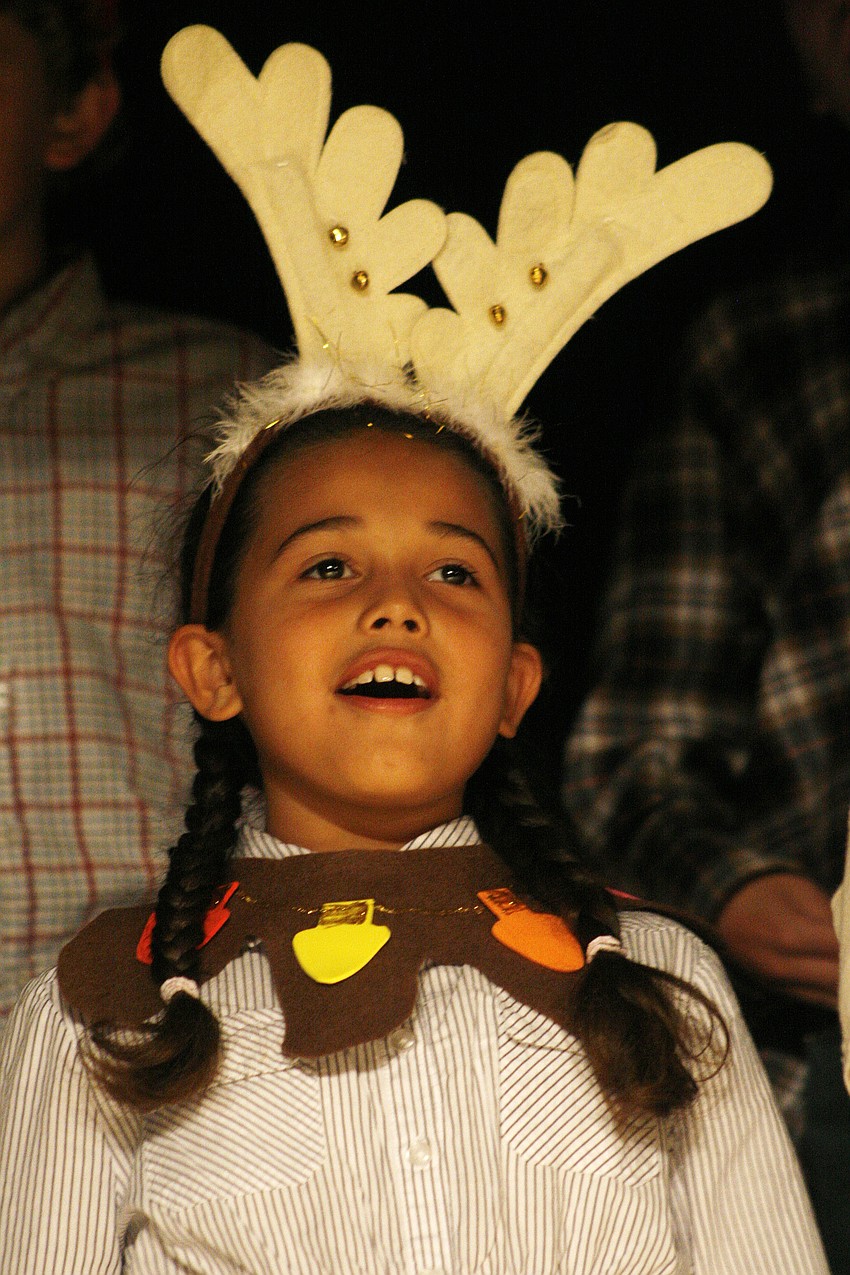 Laisha Casco portrayed a reindeer.