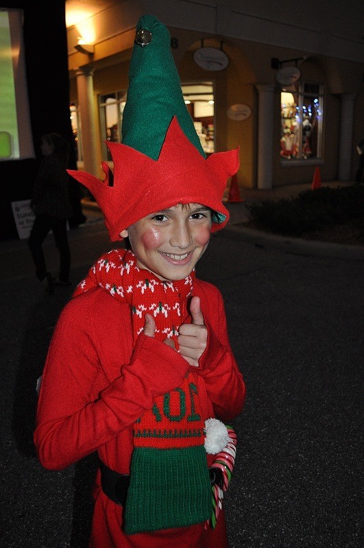 Jonathan Ocello, 10, helped at Lakewood Christian Church's booth.