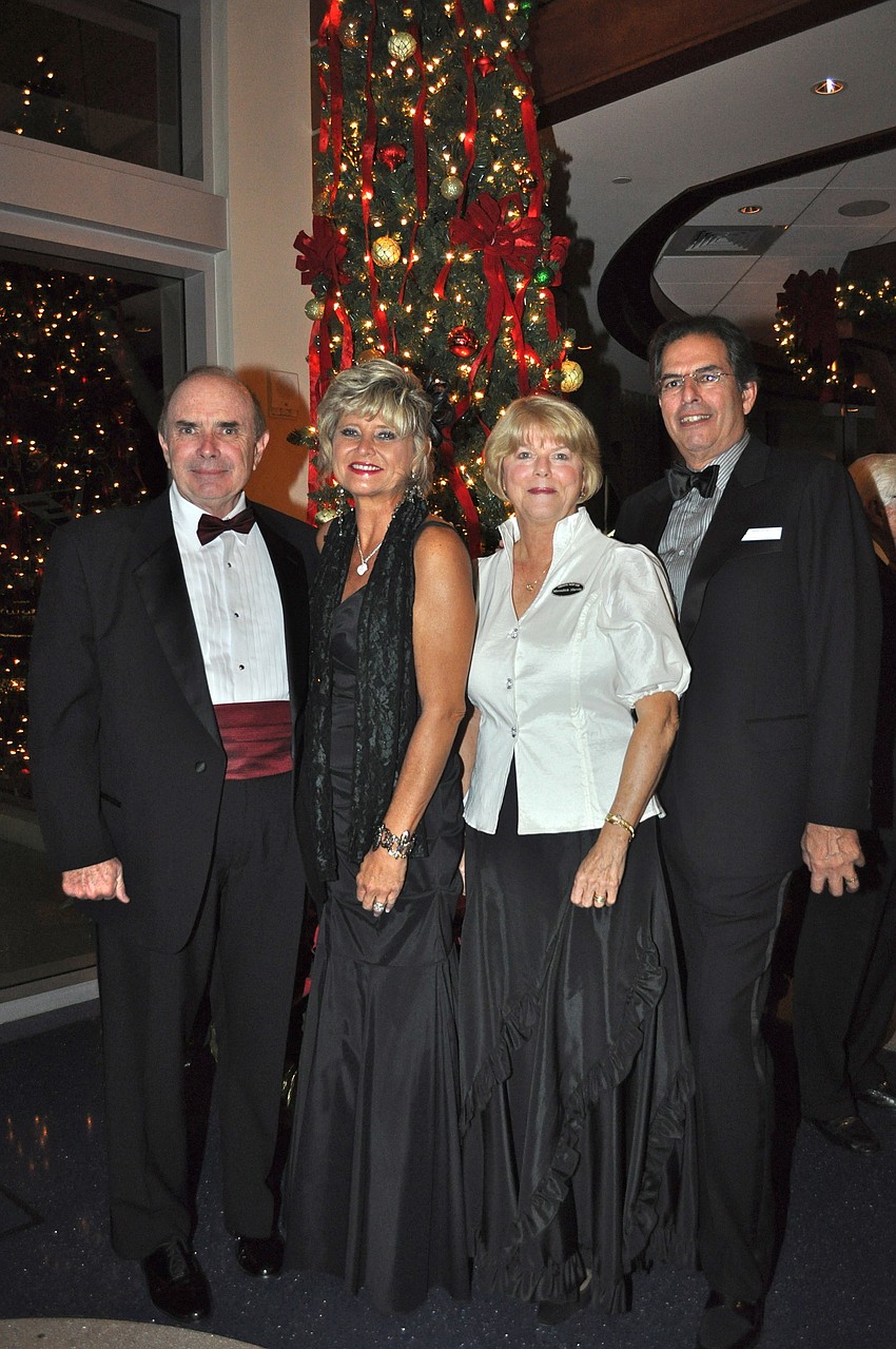 Mike and Lisa Allen with Meredith and Gerry Slavin