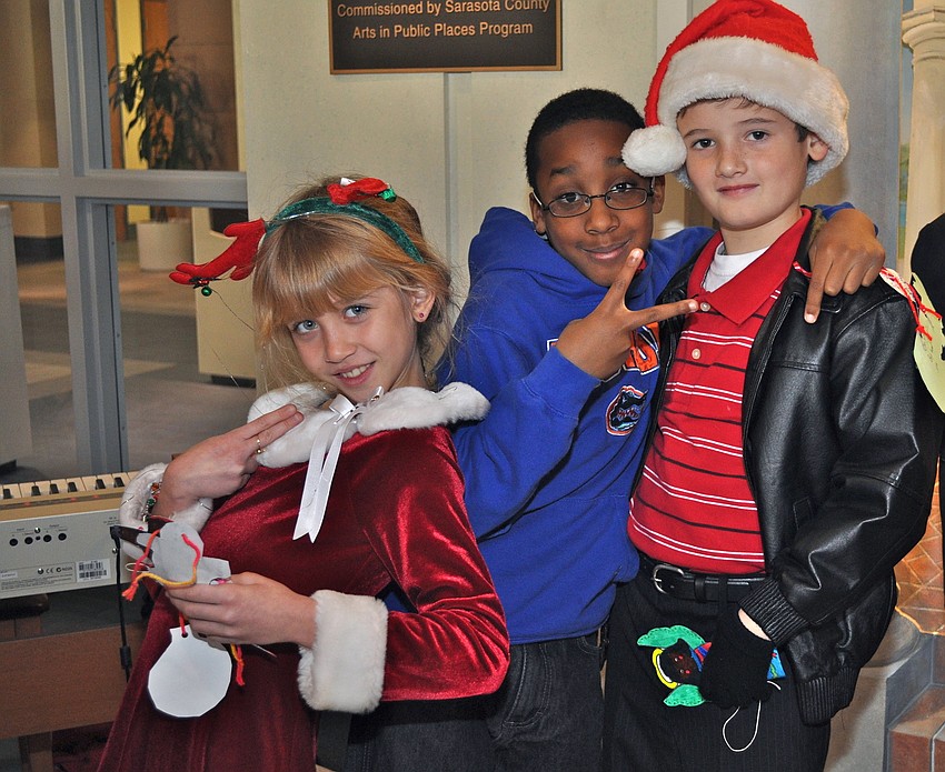 Cecily Wood-Barron, Cameron Miller, and Josiah Hodges