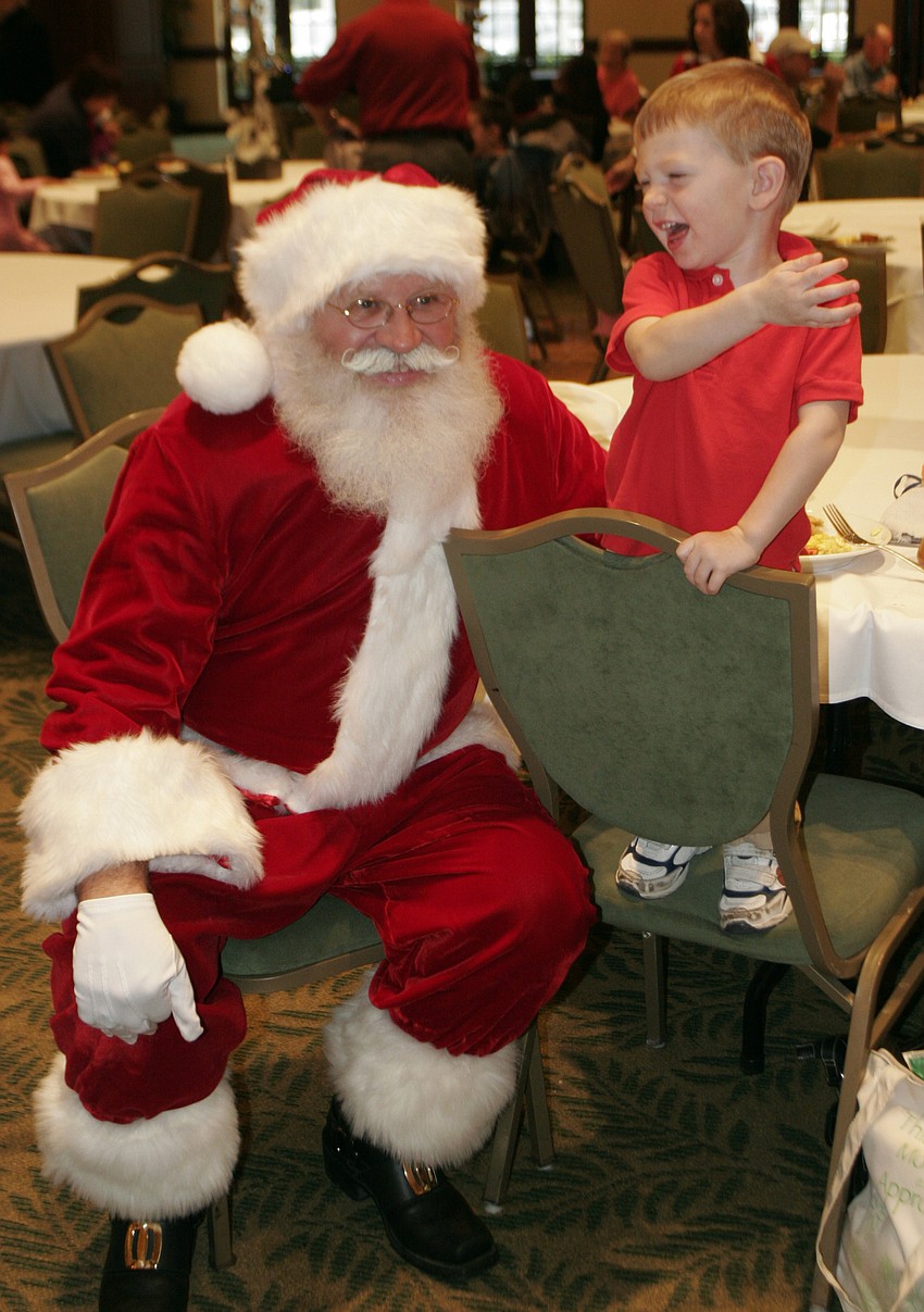 Two-year-old Peyton Gray wants fast cars for Christmas this year.