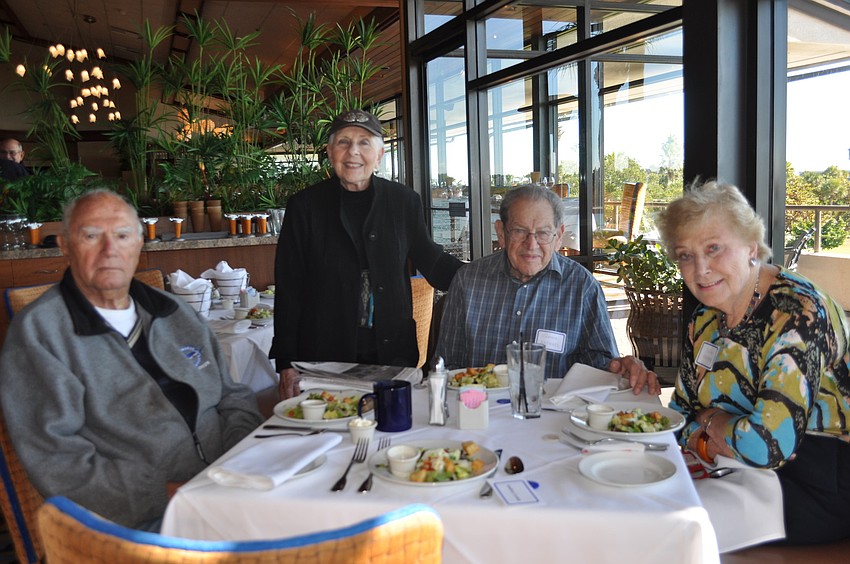 Norman and Audrey Lewis with Coleman and Sylvia Raphael