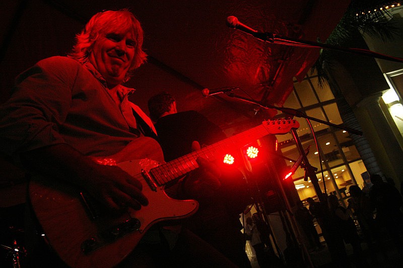 Jim Canastro dazzled attendees with his fast and furious guitar work.