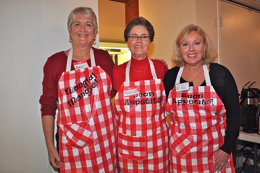 Gloria Thomas, Marcia Mulcahy and Donna Mateer