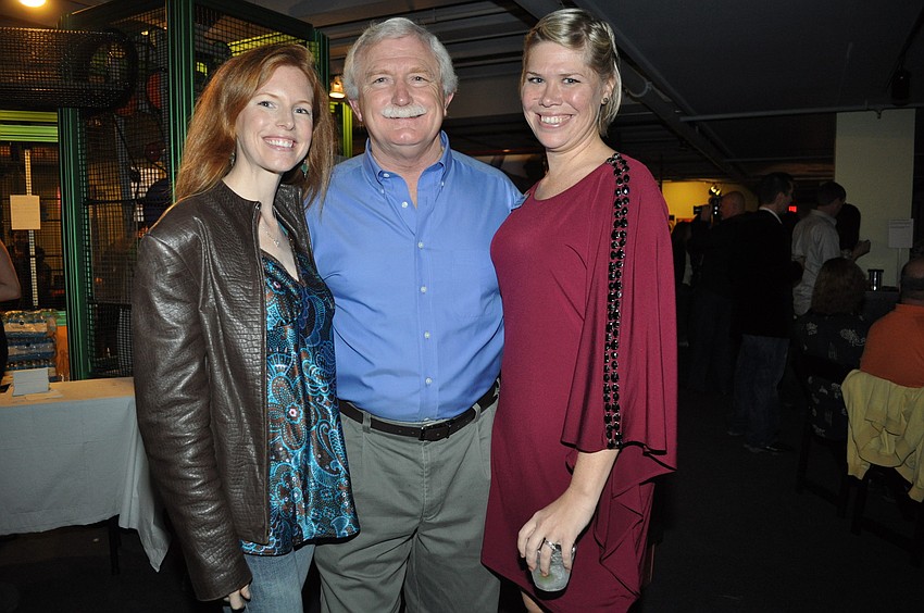 Lynn Hobek Bates, Sarasota County Arts Council Executive Director Jim Shirley and G.WIZ Executive Director Molly Morgan
