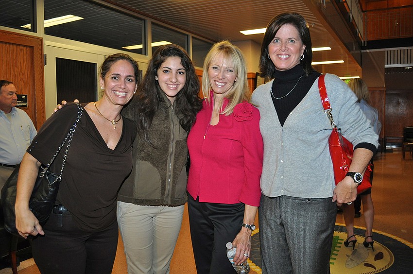 Dr. Gina Arabitg, Monica Gonzalez, Sandy Buchanan and Mary Marryott