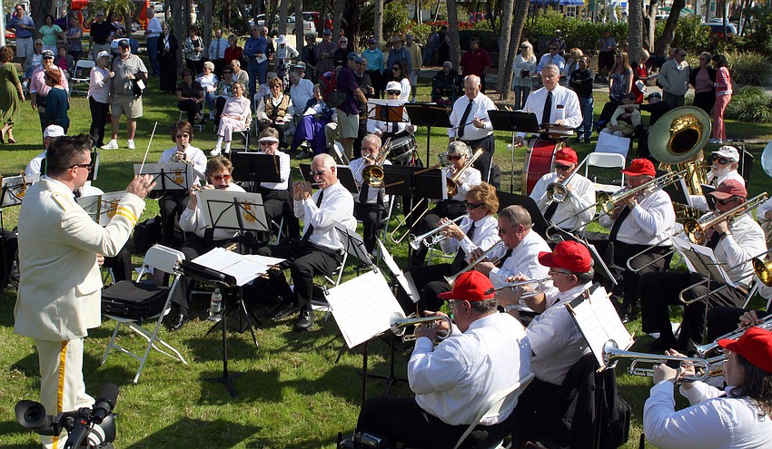 The Windjammers Unlimited Circus Band performed throughout the induction ceremony on Sunday.