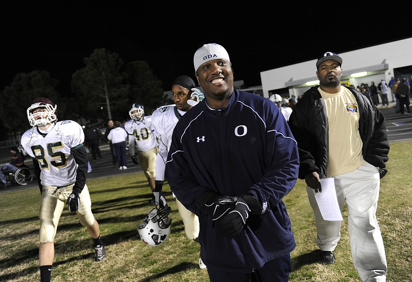 The Out-of-Door Academy football coach Brett Timmons enjoyed his first experience coaching the Sarasota All-Stars.