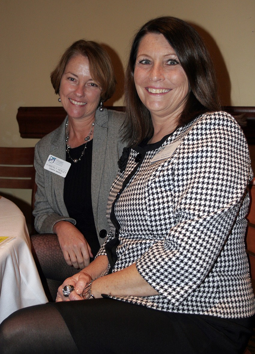Jill Salazar and Kimberly Henley work for the Manatee Chamber of Commerce.