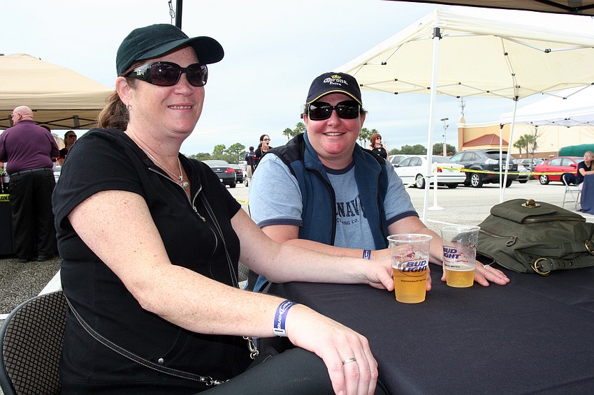 Hidden Gate co-owners LeeAnn Pettis and Barbara Diederich enjoyed their day off.