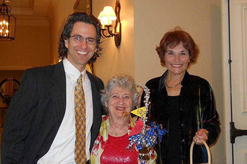 Temple Emanu-El Rabbi Brenner J. Glickman caught up with Susie Balkin and Alice Cotman.