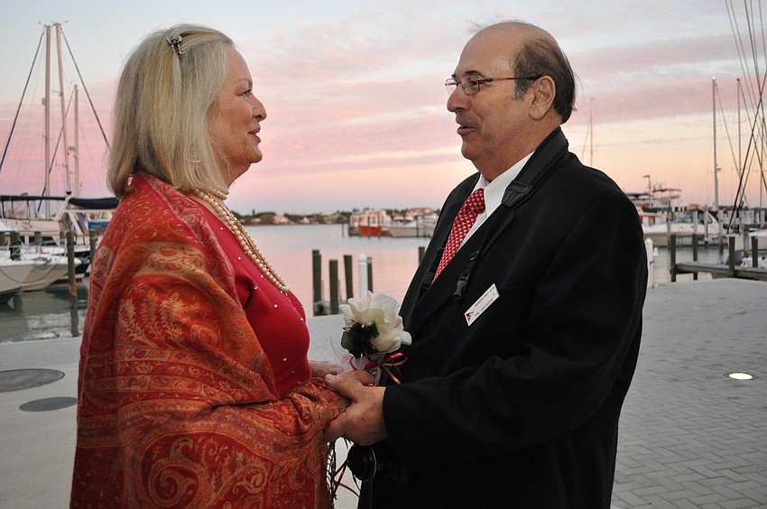 Co-Chairwoman Liz Cantarine with her husband, Tom