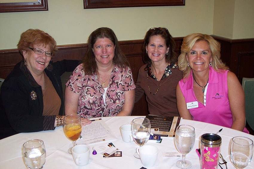 Diane Gallagher, Cindy Meyers, Diane Lee and Tanya Waxler left the event inspired.