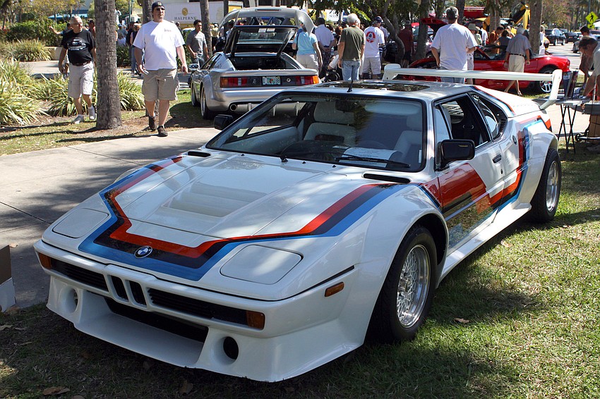 Robert Snyder's 1981 BMW M1 Procar was on display on Saturday, Feb. 19 at the Sarasota Exotic Car Fest in St. Armand's Circle