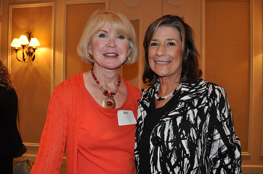 Sallie Feldman and Gail Weber came out from the Sienna neighborhood.