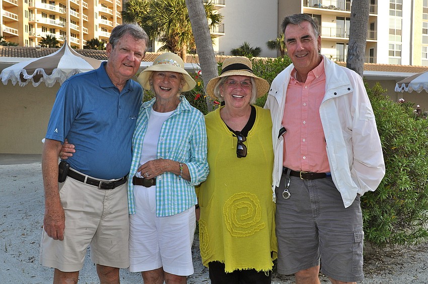 Peter and Carol Fegen with Carole and Clem Reiss
