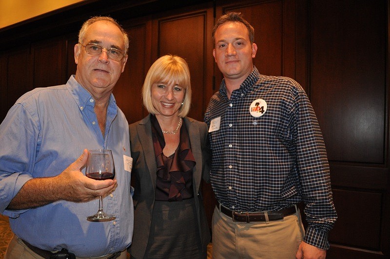 Tim and Jonnie Dwyer with Chris Clark
