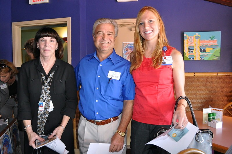 Kathy Turner with Pierre Nedelcovych and Emma Kate Scovill