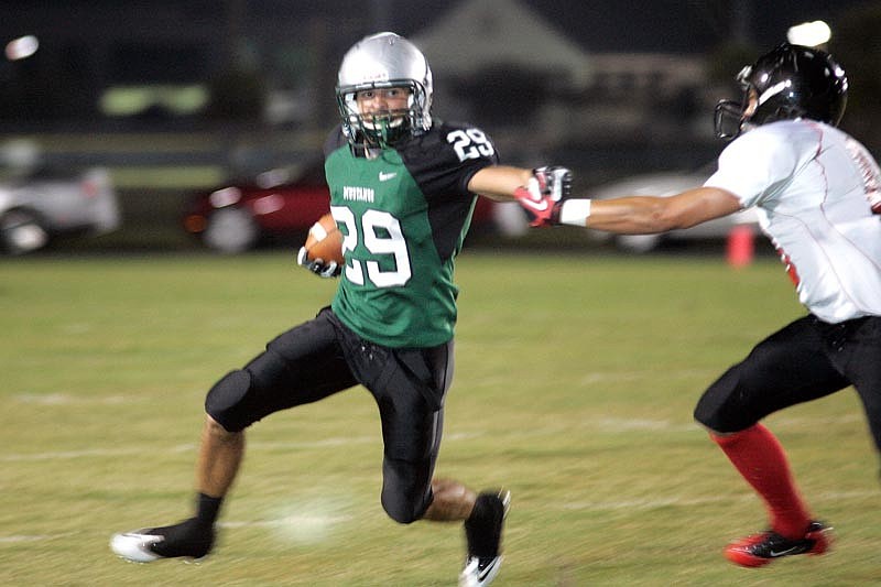 Harrison Skokos has become an integral part of the Mustangs rushing attack this season.