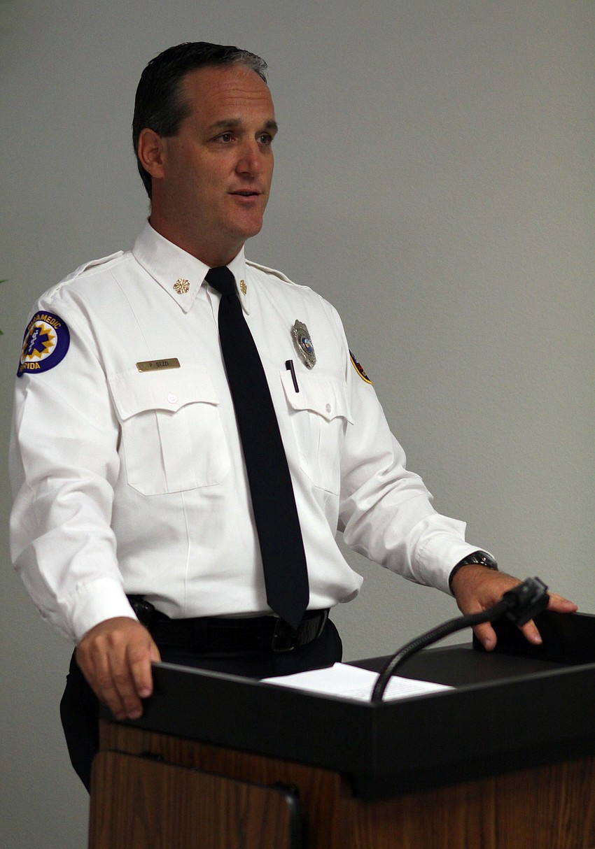 Fire chief Paul Dezzi.