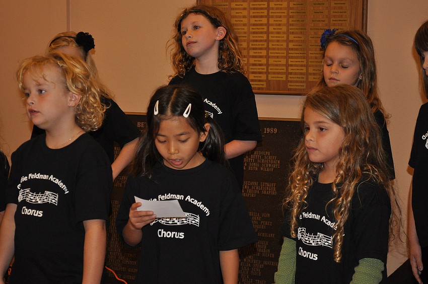 Olivia Milholland, front and center, has a solo.