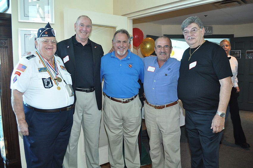 Walter Blomeley, Ted Smith, Ben Pettinato, Ben Marich and Dominick Luparella