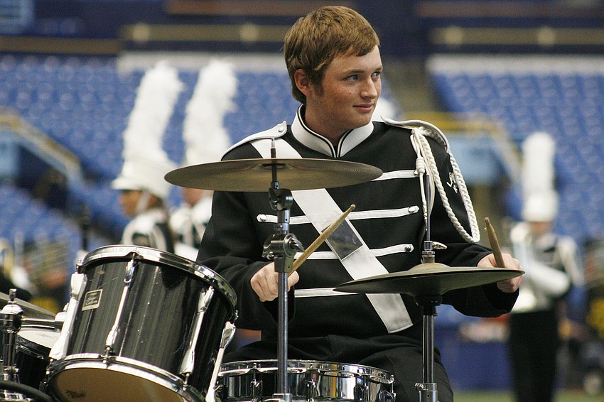 Michael Kennedy is a member of the pit percussion section.