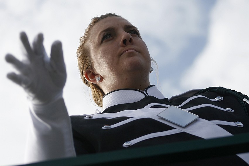 Kelsey Zeller was this year's drum major.