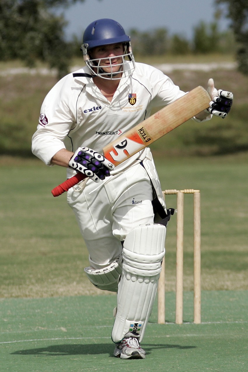 Alan Cope was one of the batsmen for the Old Cranleighan team.