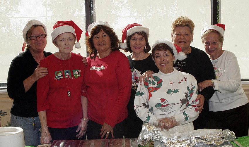 The Harbour Hatties and Helping Hands welcomed guests with a variety of Christmas carols.