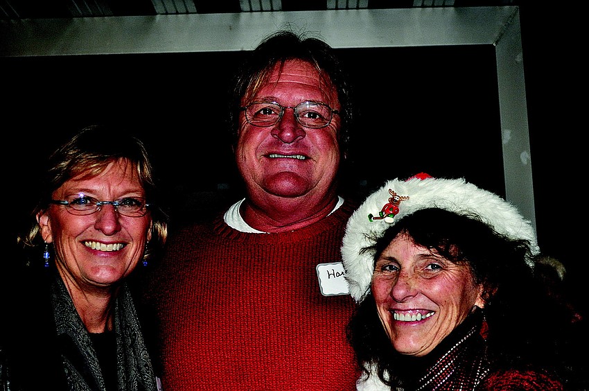 Lynn and Harry Christensen with Kim Ross