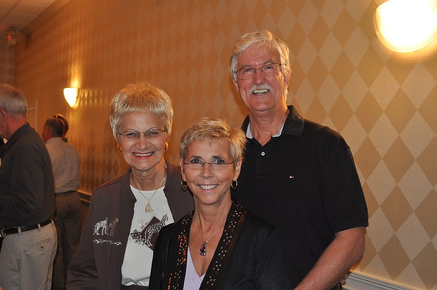 Mary Heary with Laine and Barry Cooper