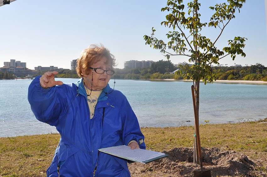 Arbor Day Chairman Virginia Sanders