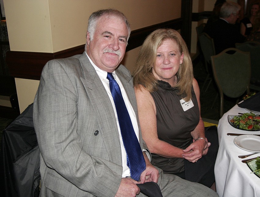 Stephen Thompson attended the event with his wife, Susan.