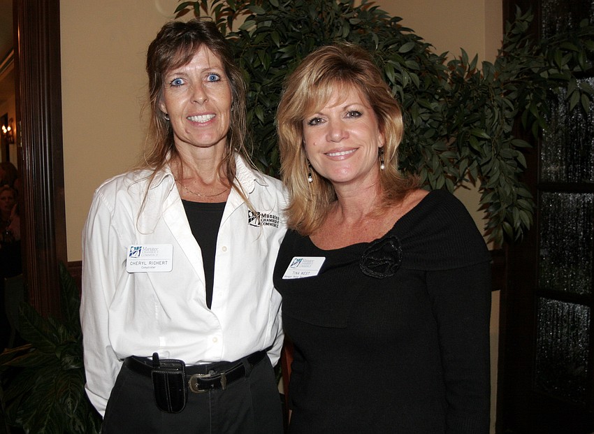 Cheryl Richert and Tina West enjoyed the evening.