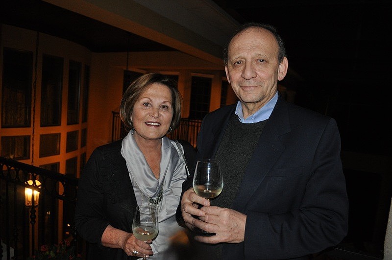 Harriet and Dr. Martin Blackstein enjoyed their first Forks & Corks event.