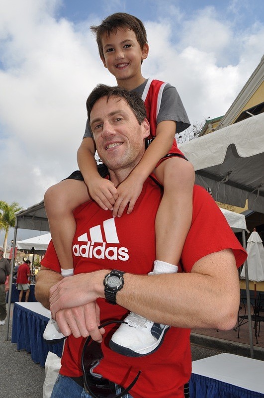 East County resident Ward Dement came out with his son, Cole, and daughter, Gigi, not pictured.