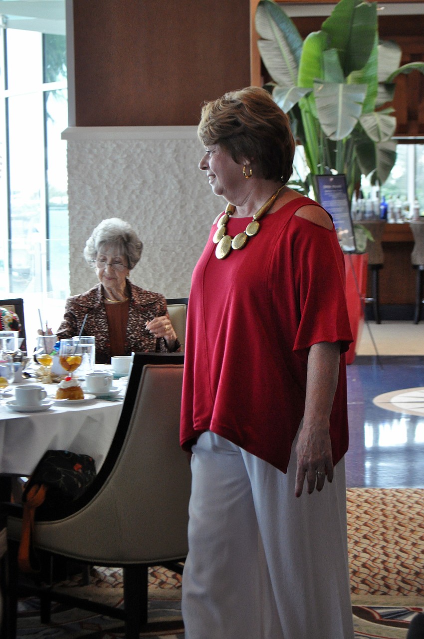 Olivia Haynes models a casual summer look.