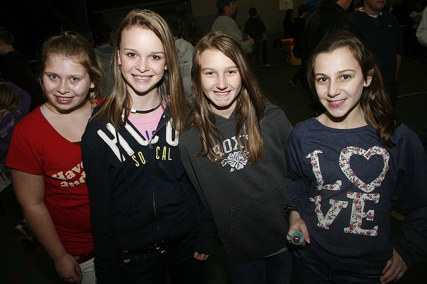 Bailey Melichar, Samantha Chapin, Brooke Bezilla and Nicole Conzo had a blast at Freedom's Bonfire.