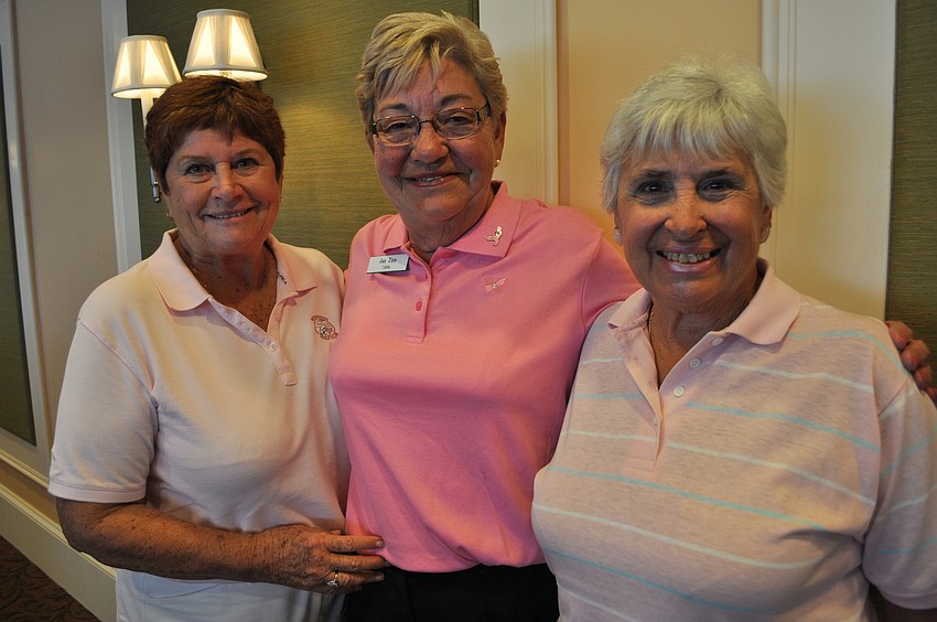 Pictured are Linda Musgrave, Jan Zipp and Dolores Pavela.