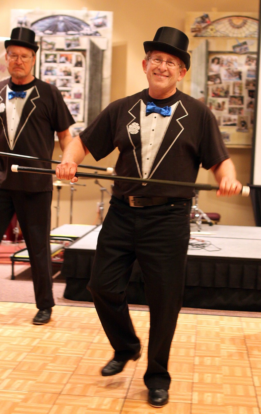 Marv Diamond tap dances to 