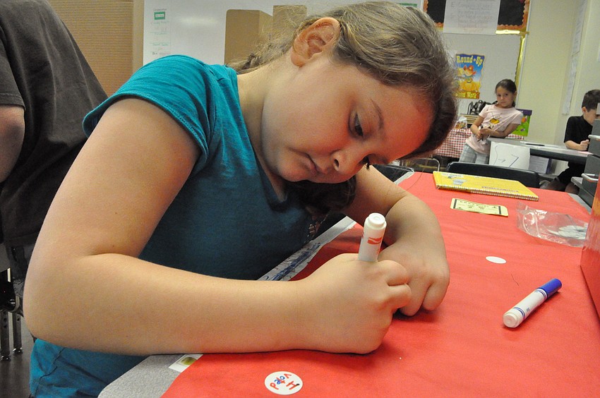 Nataly Durazo, 8, made plenty of 