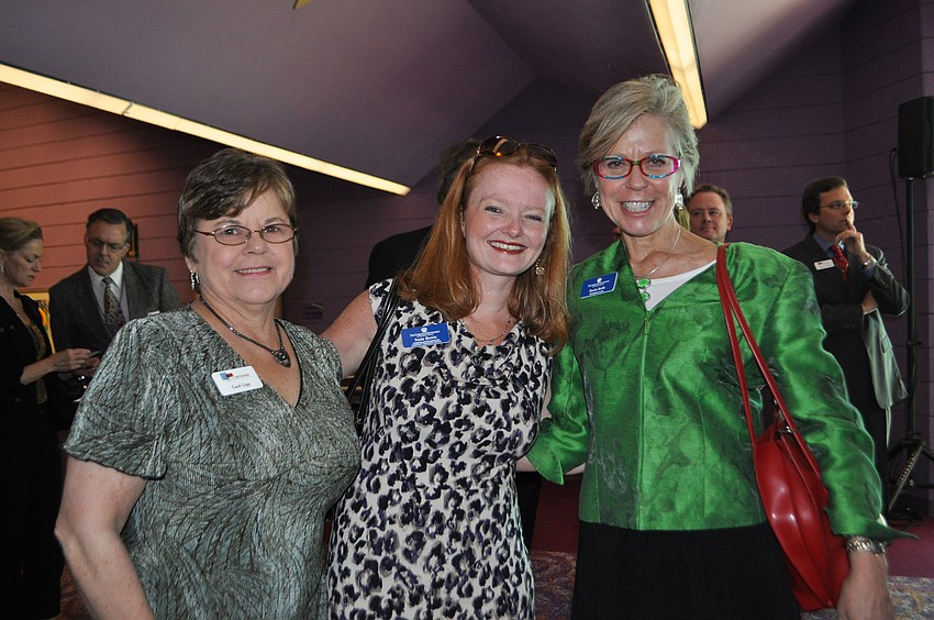 Carol Lipp, Susie Bowie and Community Foundation of Sarasota County president and CEO, Roxie Jerde