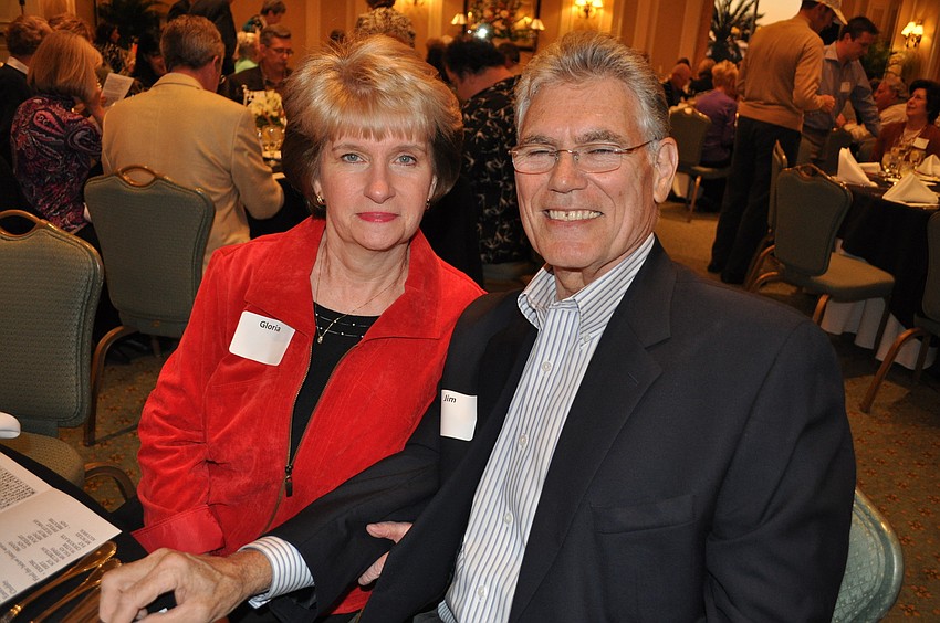 Jim Santora, with his wife Gloria, even got a speaking role during the production.