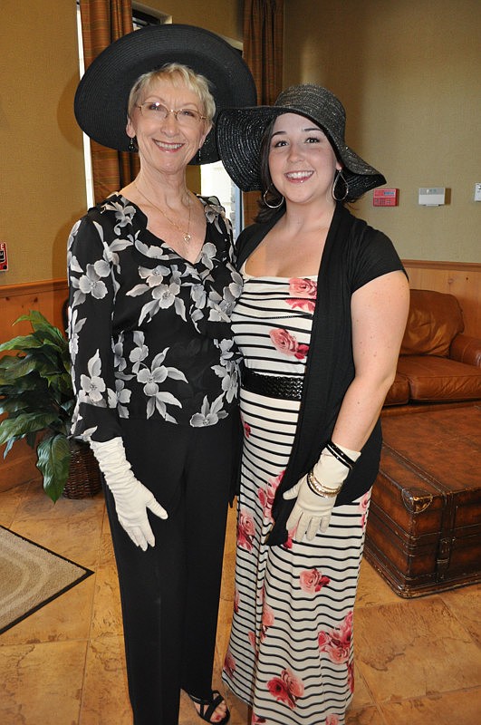 Nancy Lively brought out her granddaughter Amanda Adams.