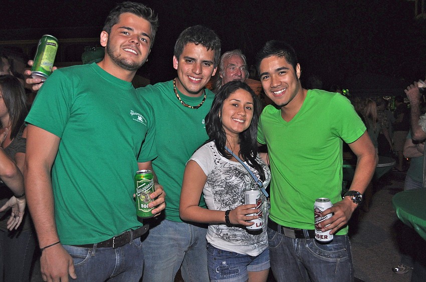 Julio Castillo and Victor Marticorena with Diana and William Giron